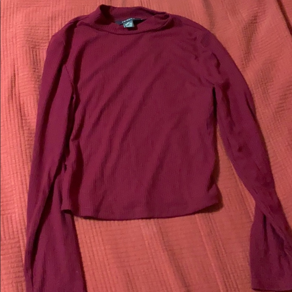 Robbed long sleeve shirt